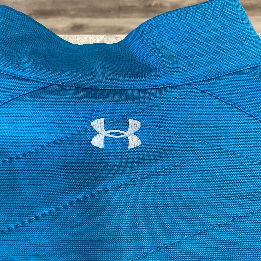 Under Armour Men's Teal and Black Vest - Picture 7 of 8